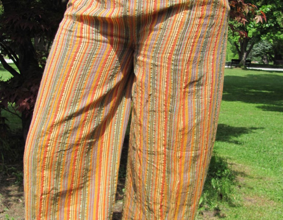 100% Natural Woven Cotton Multi-Colored Pants - Little Moon Tibetan ...