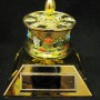 Square Based Solar Prayer Wheel